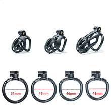 Load image into Gallery viewer, Black Serpent Chastity Cage - Standard
