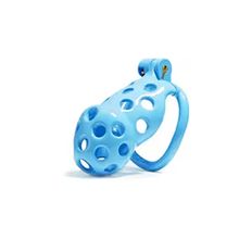 Load image into Gallery viewer, Blue Spotty Chastity Cage - Standard