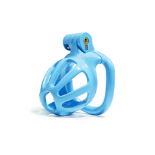 Load image into Gallery viewer, Blue Serpent Chastity Cage - Nub