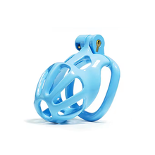 Load image into Gallery viewer, Blue Serpent Chastity Cage - Small