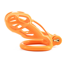 Load image into Gallery viewer, Apricot Cobra Chastity Cage - Standard