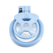 Load image into Gallery viewer, Convergence Flat Chastity Cage - Aqua