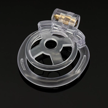 Load image into Gallery viewer, Convergence Flat Chastity Cage - Sheer