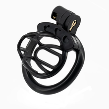 Load image into Gallery viewer, Linked Lover Chastity Cage - Onyx