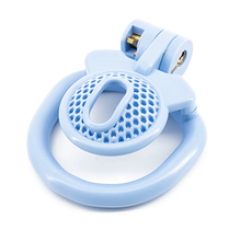 Load image into Gallery viewer, MeshLite Micro Chastity Cage - Aqua