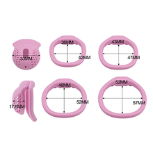 Load image into Gallery viewer, MeshWing Micro Chastity Cage - Bubblegum