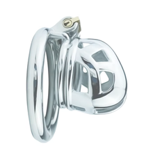 Load image into Gallery viewer, Steel Cobra Chastity Cage - Nub