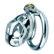 Load image into Gallery viewer, Steel Cobra Chastity Cage - Small