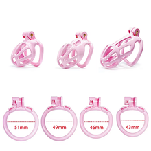 Load image into Gallery viewer, Pink Serpent Chastity Cage - Small