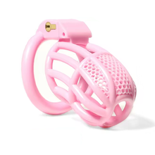 Load image into Gallery viewer, Pink Mesh Chastity Cage