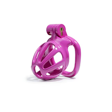 Load image into Gallery viewer, Purple Serpent Chastity Cage - Nub