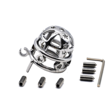 Load image into Gallery viewer, Spiked Stars Chastity Cage