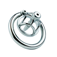 Load image into Gallery viewer, Metal Bound Sounding Chastity Cage
