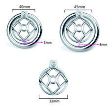 Load image into Gallery viewer, Metal Bound Sounding Chastity Cage