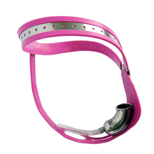 Load image into Gallery viewer, Pink Heart Chastity Belt