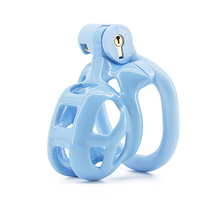 Load image into Gallery viewer, Blue Cobra Chastity Cage - Nub
