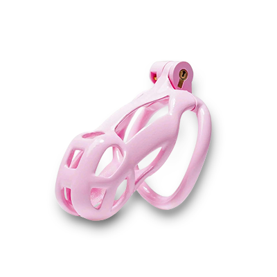 Pink Gridlock Chastity Cage - Standard