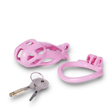 Load image into Gallery viewer, Pink Gridlock Chastity Cage - Standard
