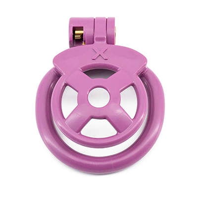 Convergence Flat Chastity Cage - Grape