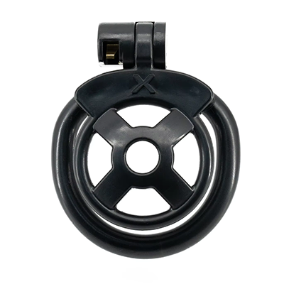 Convergence Flat Chastity Cage - Onyx