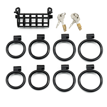 Load image into Gallery viewer, Double Denial Chastity Cage - Black
