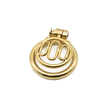Load image into Gallery viewer, Golden Binder Chastity Cage

