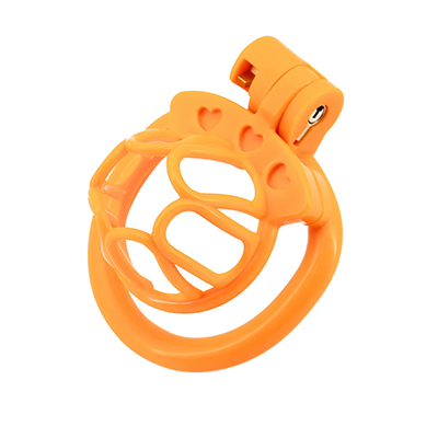 Linked Lover Chastity Cage - Apricot