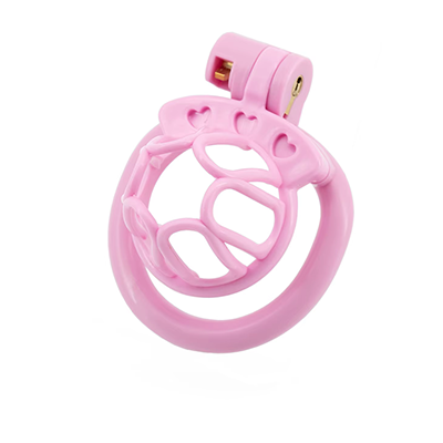 Linked Lover Chastity Cage - Bubblegum