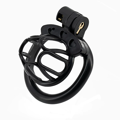 Linked Lover Chastity Cage - Onyx