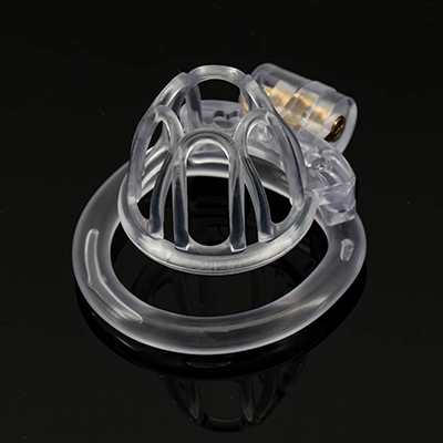 Linked Lover Chastity Cage - Sheer