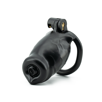 Onyx Pup Chastity Cage - Small
