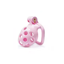 Load image into Gallery viewer, Pink Spotty Chastity Cage - Nub
