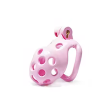 Load image into Gallery viewer, Pink Spotty Chastity Cage - Small
