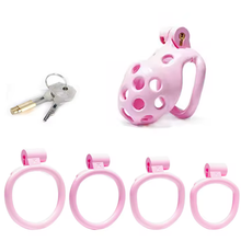 Load image into Gallery viewer, Pink Spotty Chastity Cage - Small
