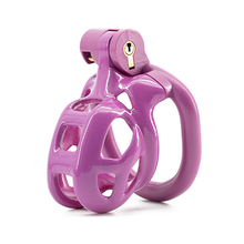 Load image into Gallery viewer, Purple Cobra Chastity Cage - Nub
