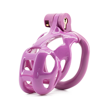 Load image into Gallery viewer, Purple Cobra Chastity Cage - Small
