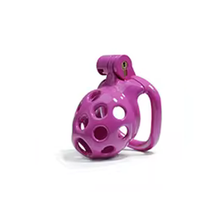 Load image into Gallery viewer, Purple Spotty Chastity Cage - Nub
