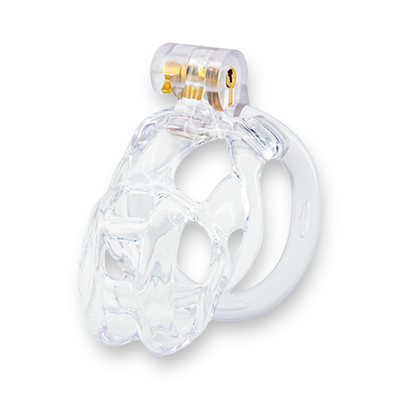 Sheer Cobra Chastity Cage - Small