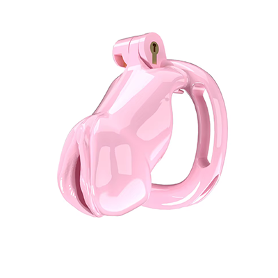 Sissification Chastity Cage - Pink