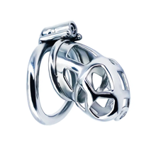 Load image into Gallery viewer, Steel Gridlock Chastity Cage

